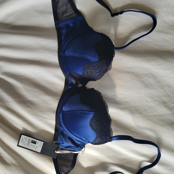 Blush Lingerie Contour Bra in Sapphire Blue - Picture 3 of 4